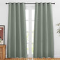 NICETOWN Sage Green 80 inch Doorway Curtains, Thermal Drapes Grommet Privacy by NICETOWN