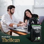 The Bean Organic Coffee Company Water Processed DECAF IL Chicco (Traditional Italian Roast), Dark Roast, Whole Bean Coffee, 16-Ounce Bag