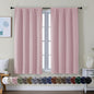 Simplebrand Ava Blush Short Blackout Curtains by Simplebrand
