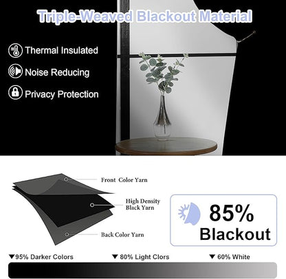 Simplebrand Ava Sun Baked Blackout Curtains - Image 5