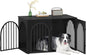 Hzuaneri 39.4" Wooden Dog Crate Furniture, Indoor Dog Kennel Dogs Cage by Hzuaneri