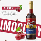 Jimoco Barista Bundle – Jimoco® Syrup Pump + Torani® Cherry Syrup, 25.4 oz