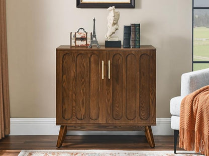LKTART Sideboard Buffet, Mid Century Modern Storage Cabinet - Image 2