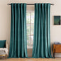 MIULEE Teal Velvet Curtains 52x84 inches 2 Panels Luxury Blackout Curtains | by MIULEE