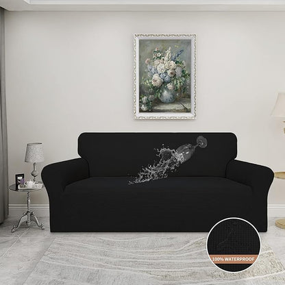 Easy-Going 100% Waterproof Couch Cover, 3 Cushion Oversized Sofa Cover | - Image 2