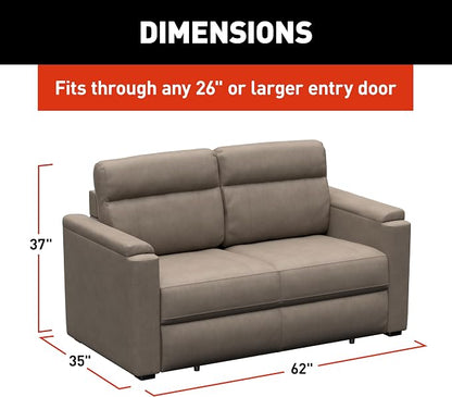 Thomas Payne Signature Heritage Series 62" Driftwood RV Rest Easy Sleeper Sofa - Image 2