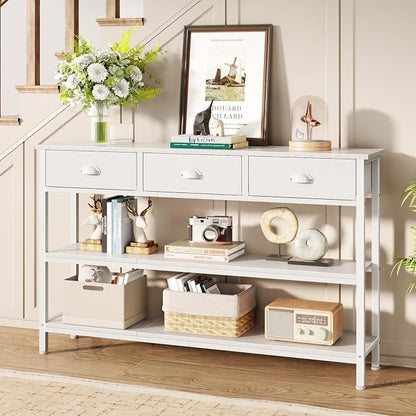 Furologee White Long 47" Console Sofa Table - Image 2
