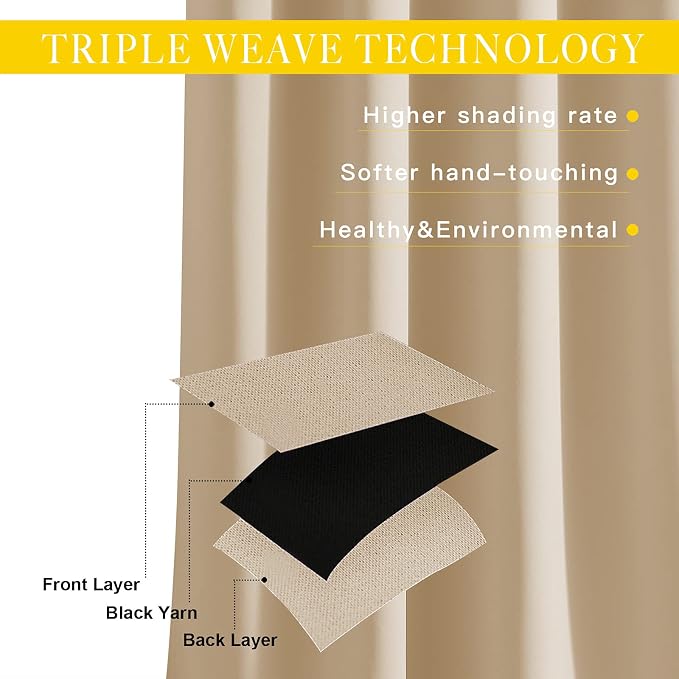 NICETOWN Sliding Door Curtain Window Treatment - Image 3