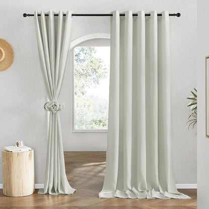 NICETOWN Linen 78 inch Curtains by NICETOWN