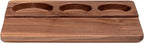 Normcore Tamping Station - Natural Walnut Espresso Tamping Mat - Wooden Tamping Mat for 51/54/58mm Portafilter, Tamper, Distributor, Puck Screen and Portafilter - Genuine American Walnut Wood