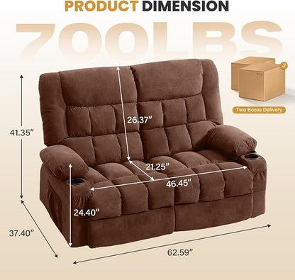 BOSMILLER Reclining Loveseat - Image 2