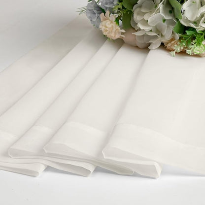 Chyhomenyc Sheer Valances for Windows, Light Filtering Small Window Curtains - Image 4