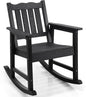 Stoog Low Back Patio Rocking Chair – Heavy Duty 400 lbs Capacity Outdoor Rocker by Stoog