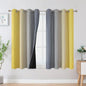 Yellow and Grey Ombre Blackout Curtains by ESTELARTEXTILER