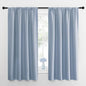NICETOWN Kitchen Curtains, Short Blackout Drapes, Vintage Blue, Thermal by NICETOWN