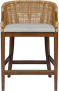 Martha Stewart Farmhouse Counter Height Bar Stools, Handcrafted Rattan Counter by MarthaStewart