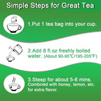 FullChea - Thyme Tea Bags, 40 Teabags - Premium Thyme Leaves - Non-GMO - Caffeine-free, Promote Overall Health, Support Digestion