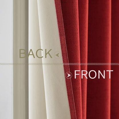 MIULEE 100% Blackout Linen Curtains - Image 6