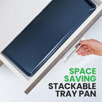 NutriChef Extra Large Nonstick Cookie Sheet Baking Pan, XL Size 22 Inch x 16 Inch, Premium Carbon Steel Oven Baking Sheet for Cookies, Jelly Rolls, & Pastries - Blue Diamond, NCLG1BD