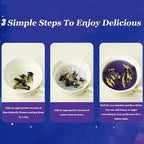 SXETBEAN Butterfly Pea Flower Tea | 3.5oz/100g Pure Dried Butterfly Pea Flowers for Teas, Coolers, Cocktails | No Sugar