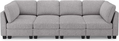 Belffin 111" Cloud Sectional Sleeper Sofa - Image 9