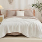 EMME Cotton Muslin King Blanket 4 Layer，Oversized Gauze Bedspread Coverlet by EMME