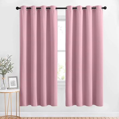 NICETOWN Crystal Pink Blackout Curtains & Drapes by NICETOWN