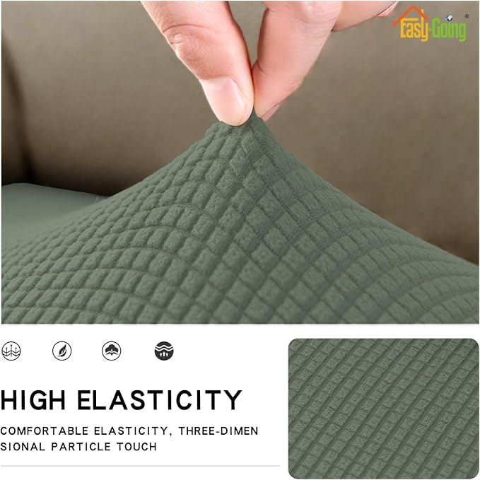 Easy-Going Stretch 1 Piece Oversized Couch Cushion Cover - Image 3