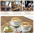 Handheld Food PrintPen Portable Mini Coffee PrintPen Latte Art Macaron Cookie DIY Design PrintPen, Christmas Gifts Bluetooth 4.2-1PCS Brown Color