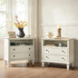 HULALA HOME Farmhouse End Table by HULALAHOME