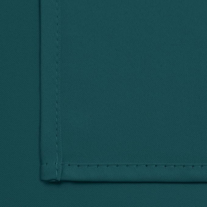 Yakamok Room Darkening Curtains 70x84 inch Length Dark Teal-Living Room | 2 - Image 6