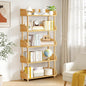 5-Tier Wooden Bookshelf, Modern Open Bookcase by OUTONLIFE