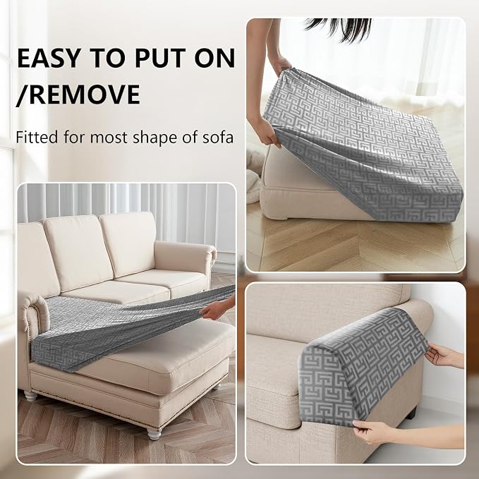 UNBBRRL Stretch Couch Armrest Covers - Image 4