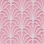 Large Cake Decorating Stencil (FANSA) Fan Art Deco Pattern
