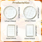 4 Pcs Cookie Press Mold, Waffle Cookie Stamp Mold, With Cute Cat Paw Shaped Plunger Stamp, Easy to Use, for Treats DIY Baking, Cake, Pastry