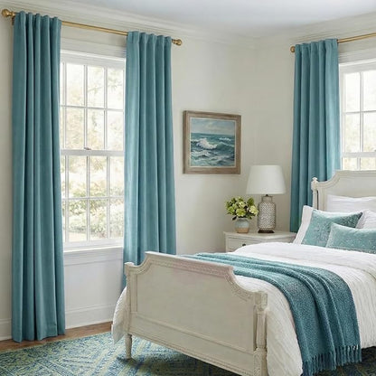 INOVADAY 100% Blackout Linen Curtains - Image 7