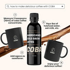 COBA Premium Coffee Concentrate: Bold & Extra Strong Kick - 20x Cups | Instant Cold Brew/ Hot Coffee in Seconds | Specialty, Fair Trade, Organic, Medium Roast, Dairy Free | 2 TEASPOONS/Cup | Rich Flavor (8 Fl Oz (Pack of 1), Vanilla)