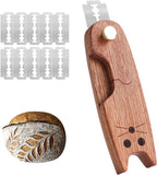 Bread Lame Sourdough Scoring Tools,Bread Scorer Tool for Homemade Bread,Dough Scoring Knife,Bread Razor Tool with 10 Razor Blades