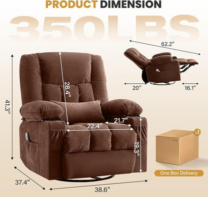 Swivel Recliner Chair for Adults - Image 2