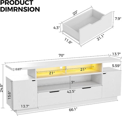 IRONCK TV Stand for TVs 85 inch - Image 8