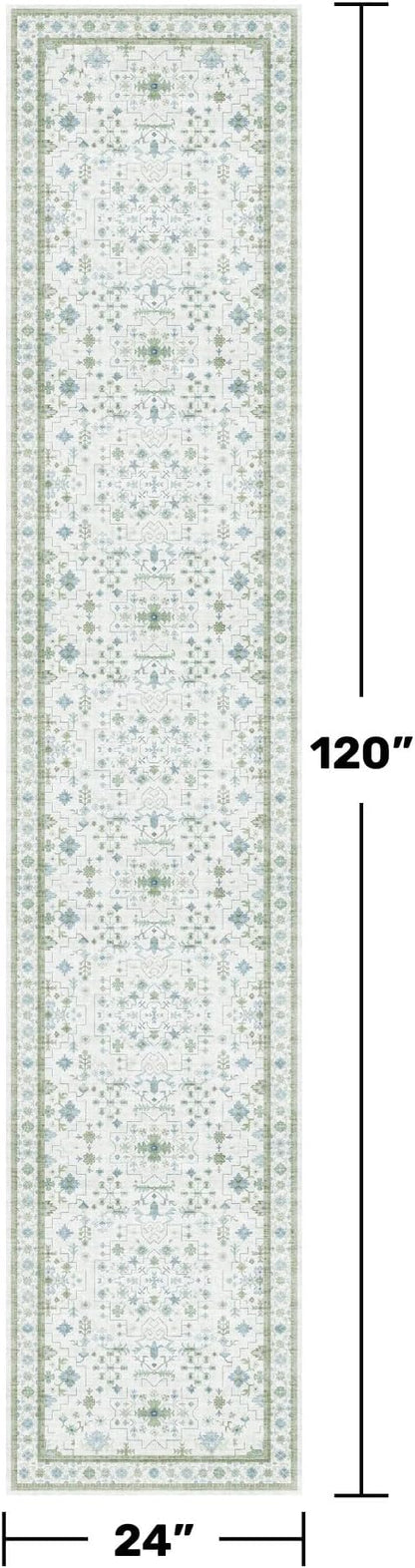 Oushak Runner 2x10 Hallway Rug - Image 2