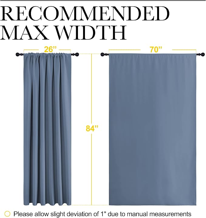 NICETOWN Living Room Curtains, Window Treatment Energy Saving Thermal Insulated - Image 7