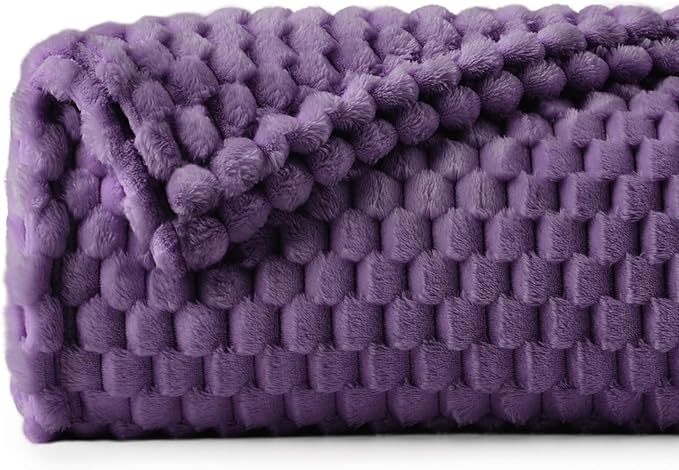 BEDELITE Purple Throw Blanket for Couch, Soft Cozy Gifts for Women, 50 * 60 | - Image 2