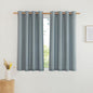 NICETOWN Thick Linen Stone Blue Curtains by NICETOWN