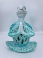 VVGIFTS Sea Turtle Meditation Yoga Decor, Garden Figurine Sea Turtle Meditating by Qifuyeah