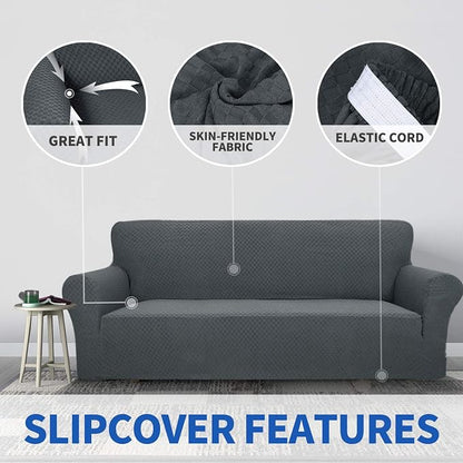 ZNSAYOTX 1 Piece Jacquard Couch Covers - Image 3