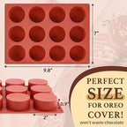 Chocolate Molds,Dubai Chocolate Mold and Scraper for Stuffed Bar,Deep Round Fix Chocolate Candy Bar Mold for Filling Knafeh Pistachio Chocolate Bar Kit