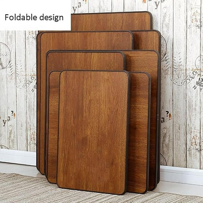 Japanese-Style Square Folding Tea Coffee Table, Low Table, Dining Table - Image 6