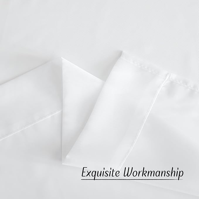 NICETOWN White Sheer Kitchen Window Curtains 24 inches Long, Grommet Short - Image 6