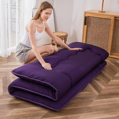 MAXYOYO Japanese Floor Mattress Futon Mattress, Thicken Sleeping Pad Foldable - Image 3
